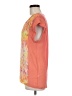 Trouve 100% Rayon Tie-dye Orange Short Sleeve Top Size M - photo 5