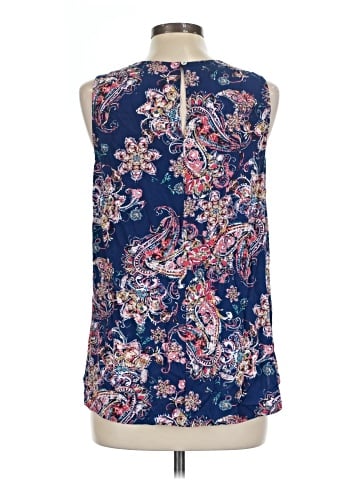 Pale Sky Sleeveless Blouse (view 2)