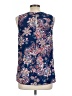 Pale Sky 100% Rayon Blue Sleeveless Blouse Size L - photo 2