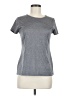 Danskin Now 100% Polyester Metallic Gray Active T-Shirt Size 8 - photo 1