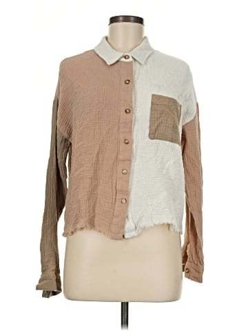 Hem & Thread Long Sleeve Button-Down Shirt (view 1)