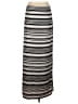 Maurices Stripes Gray Casual Skirt Size S - photo 2