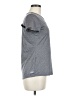 Danskin Now 100% Polyester Metallic Gray Active T-Shirt Size 8 - photo 4