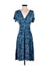 L.L.Bean Paisley Blue Casual Dress Size S (petite) - photo 1