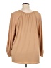 Ann Taylor Tan Long Sleeve Blouse Size XL - photo 2