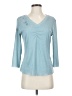 J.Jill Teal 3/4 Sleeve Top Size S - photo 1