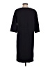 Lands' End Solid Black Casual Dress Size S - photo 2