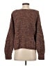 French Connection 100% Cotton Tweed Brown Pullover Sweater Size S - photo 2
