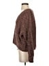 French Connection 100% Cotton Tweed Brown Pullover Sweater Size S - photo 5