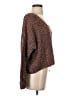 French Connection 100% Cotton Tweed Brown Pullover Sweater Size S - photo 4