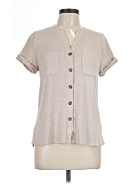 Cable & Gauge Short Sleeve Blouse