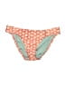Carve Designs Argyle Orange Swimsuit Bottoms Size S - photo 1