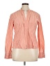 Nine West Stripes Orange Long Sleeve Blouse Size 14 - photo 1