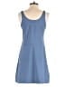 ES Solid Blue Casual Dress Size S - photo 2