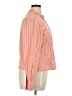 Nine West Stripes Orange Long Sleeve Blouse Size 14 - photo 4