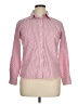 Lands' End 100% Baumwolle Stripes Pink Long Sleeve Button-Down Shirt Size 14 (petite) - photo 1