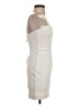 Babaton Solid Ivory Cocktail Dress Size XXS - photo 4