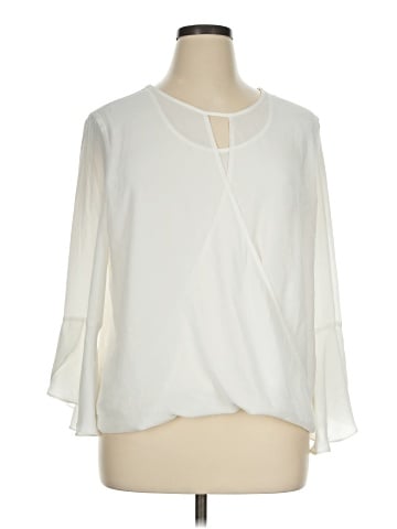 41Hawthorn 3/4 Sleeve Blouse (view 1)