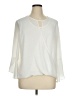 41Hawthorn 100% Polyester Ivory 3/4 Sleeve Blouse Size XL - photo 1