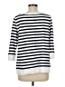 Talbots Outlet 100% Cotton Stripes White Pullover Sweater Size M - photo 2