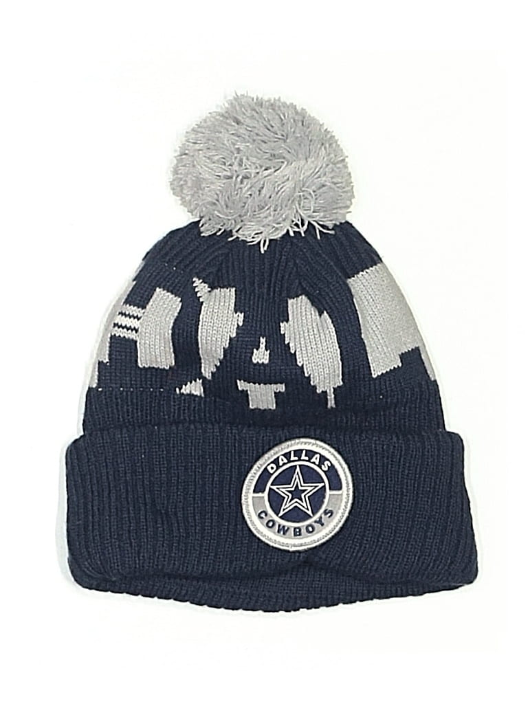 Pre-owned New Era Kids' Beanie Hat In Blue