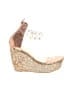 Unbranded Floral Gold Wedges Size EU 40 - photo 1