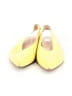 Loeffler Randall 100% Leather Color Block Yellow Flats Size 8 - photo 2