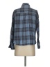 Splendid 100% Viscose Plaid Blue Long Sleeve Button-Down Shirt Size S - photo 2