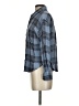 Splendid 100% Viscose Plaid Blue Long Sleeve Button-Down Shirt Size S - photo 5