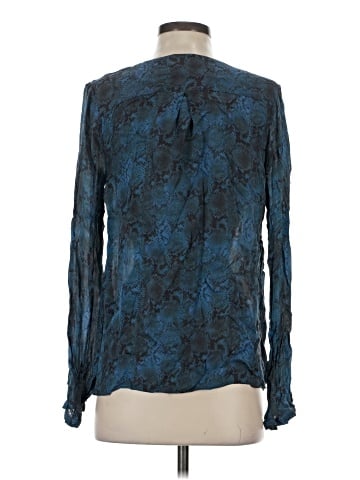 Haute Hippie Long Sleeve Silk Top (view 2)