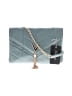 Crossi 100% Polyurethane Chevron-herringbone Teal Crossbody Bag One size - photo 1