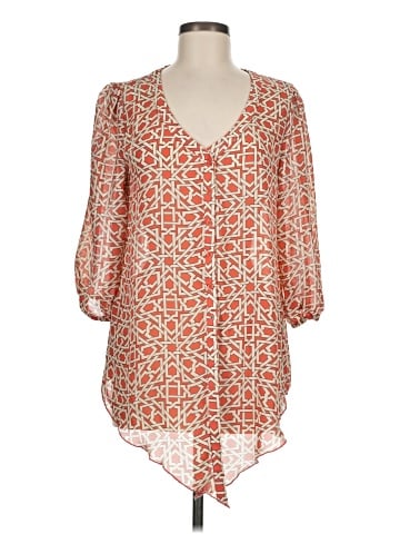 Love Notes 3/4 Sleeve Blouse (view 1)