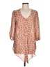 Love Notes 100% Polyester Orange 3/4 Sleeve Blouse Size M - photo 1