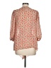 Love Notes 100% Polyester Orange 3/4 Sleeve Blouse Size M - photo 2