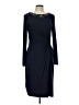 Alex Evenings Solid Blue Cocktail Dress Size 10 - photo 1