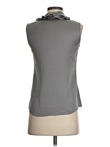 Elie Tahari Sleeveless Silk Top (view 2)