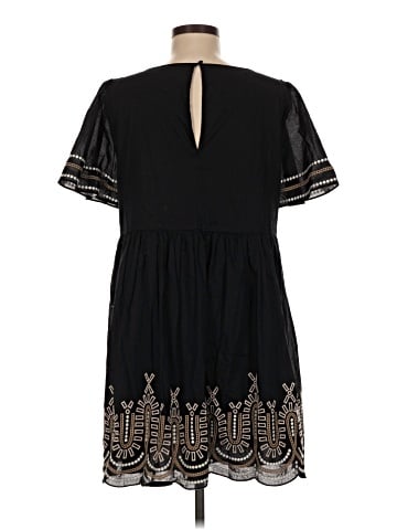 Madewell Embroidered Eyelet Puff-Sleeve Mini Dress (view 2)