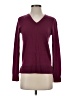 Katherine Barclay 100% Merino Wool Burgundy Wool Pullover Sweater Size S - photo 1