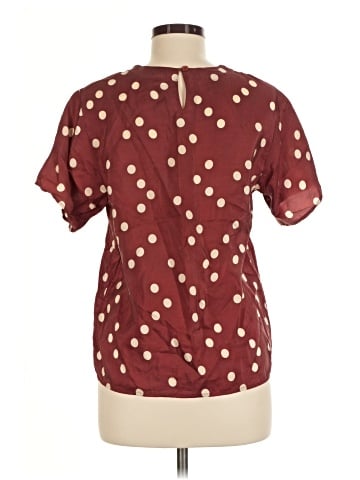 Anna and Frank Short Sleeve Silk Top (view 2)