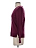 Katherine Barclay 100% Merino Wool Burgundy Wool Pullover Sweater Size S - photo 5
