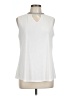 Perseption Concept Ivory Sleeveless Blouse Size L - photo 1