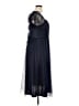 Lulus 100% Polyester Blue Cocktail Dress Size XL - photo 4