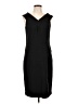 David Meister Solid Black Cocktail Dress Size 10 - photo 1