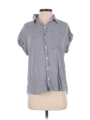 Cosmic Blue Love Short Sleeve Blouse (view 1)