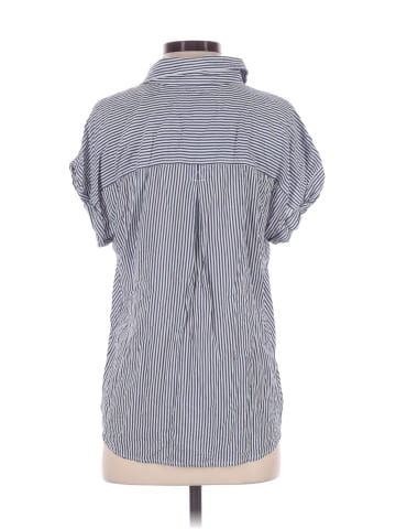 Cosmic Blue Love Short Sleeve Blouse (view 2)
