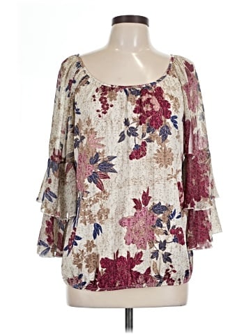 Perseption Concept 3/4 Sleeve Blouse (view 1)