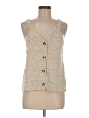 Madewell Rainbow Marled Wakefield Button-Front Sweater Tank (view 1)
