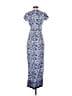 Lulus 100% Rayon Blue Kimono Size S - photo 2