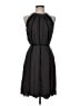 L'Agence 100% Silk Black Cocktail Dress Size Med (2) - photo 1