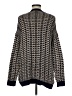 Vince. 100% Cotton Houndstooth Black Pullover Sweater Size M - photo 2